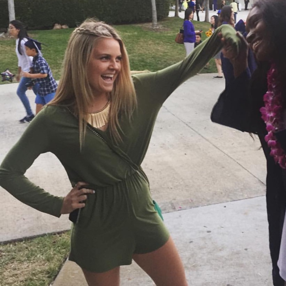 Green romper!